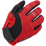 Biltwell Moto Gloves - Red/Black/White