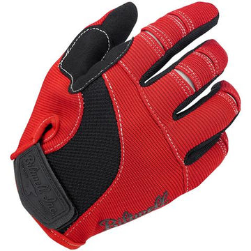 Biltwell Moto Gloves - Red/Black/White