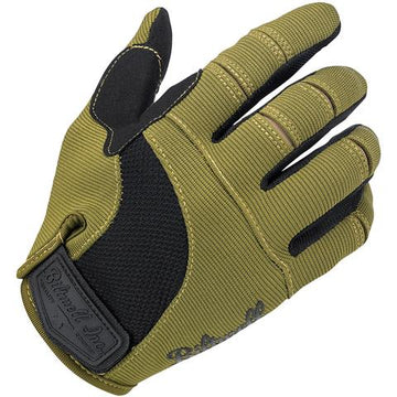 Biltwell Moto Gloves Olive - Black