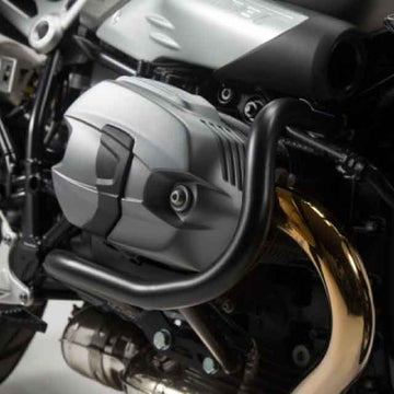 Protecciones laterales de motor Negro. BMW R NineT (14-)