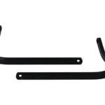 Kit de fijación de protectores de manos KOBRA. Negro. BMW F 750/850 GS/Adv, R 1250 GS/Adv.