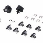 Juego de bombín TRAX con sistema antirobo PRO. Juego de 9 cerraduras/2 llaves. Sistema antirobo.