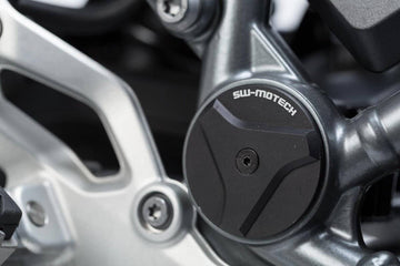 SW MOTECH Set de tapones. Negro. BMW R1200 R/RS (14-18), R1250 R/RS (18-)